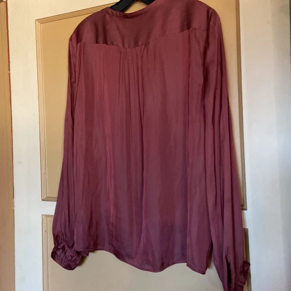 J. Crew Silky Shirt size Large - Picture 2 of 12
